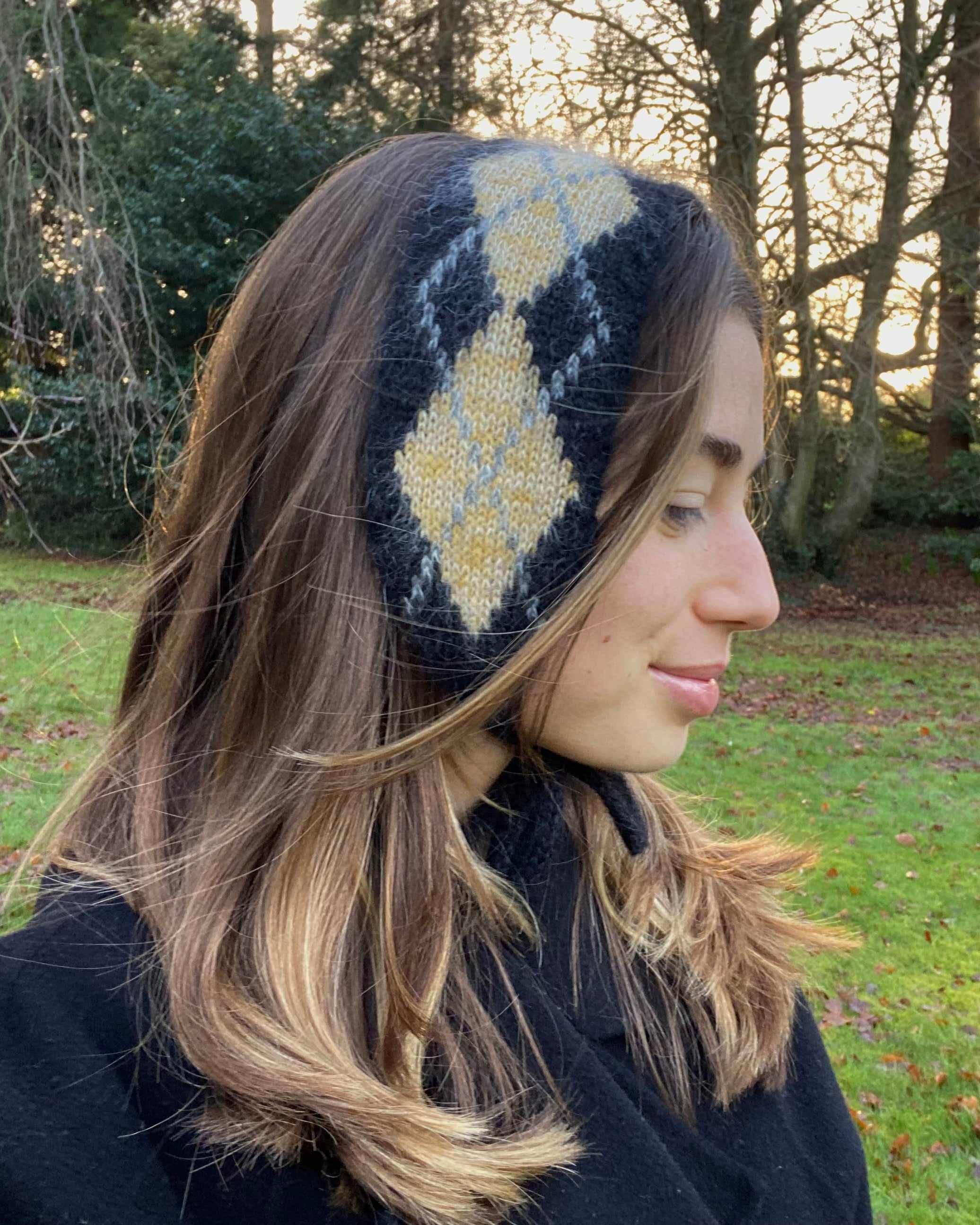 Argyle headwarmer