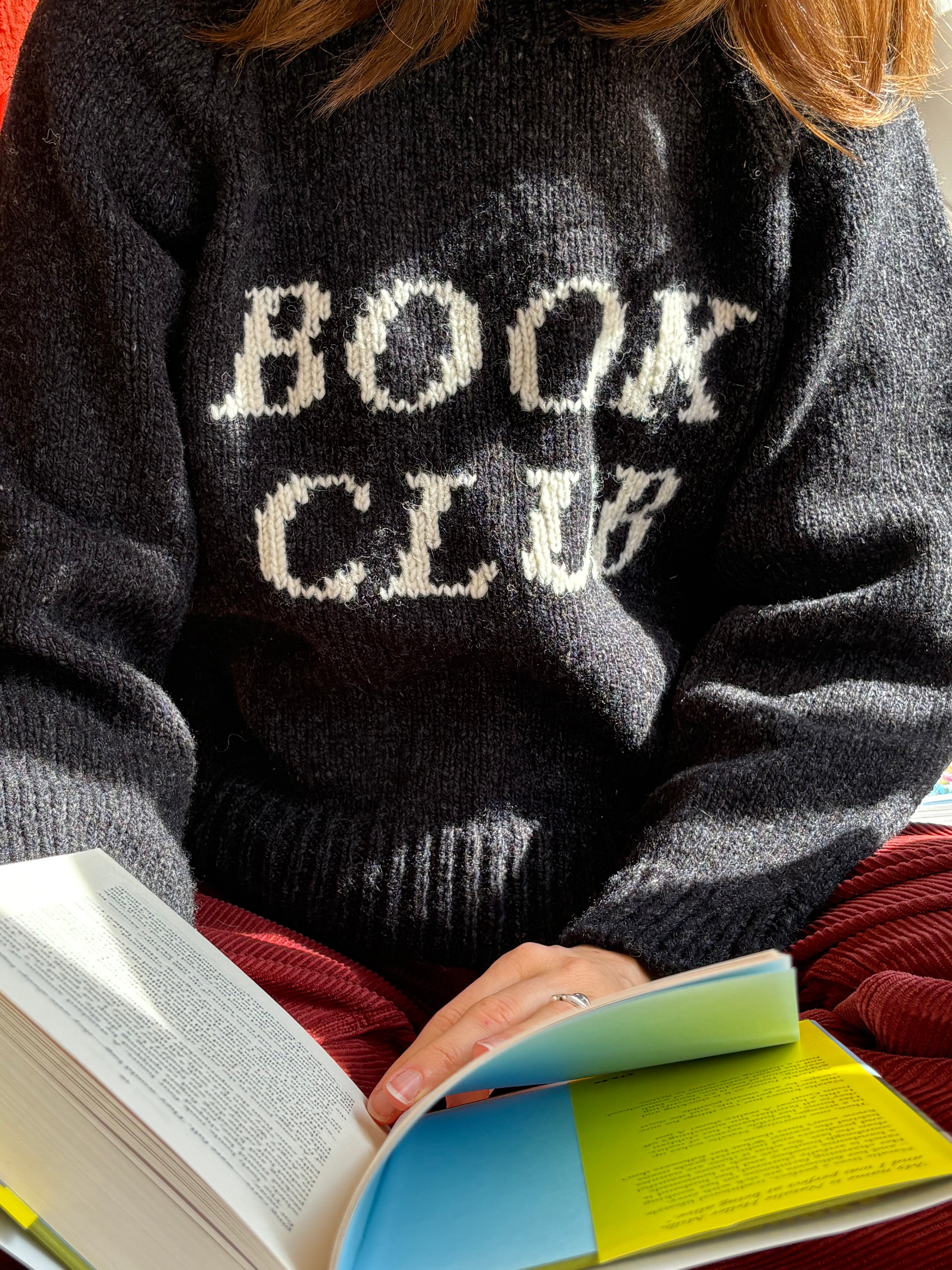 The 'BOOK CLUB' jumper ~ Book Club Collection