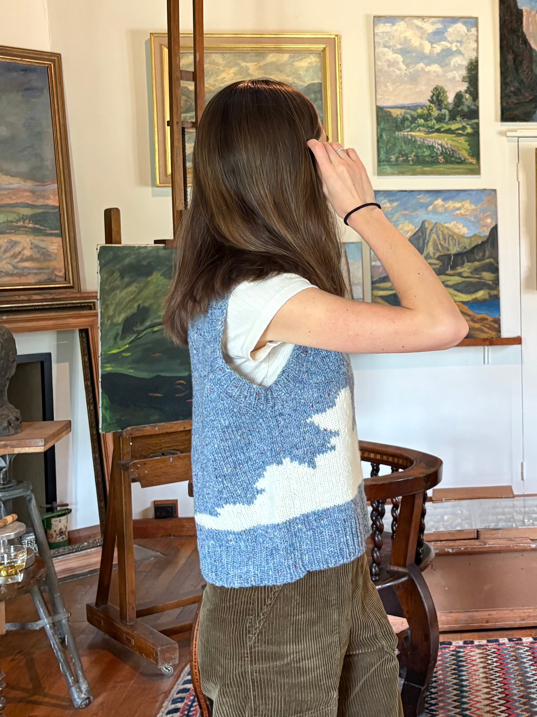 The Cloud vest ~ Cloud Spotting Collection