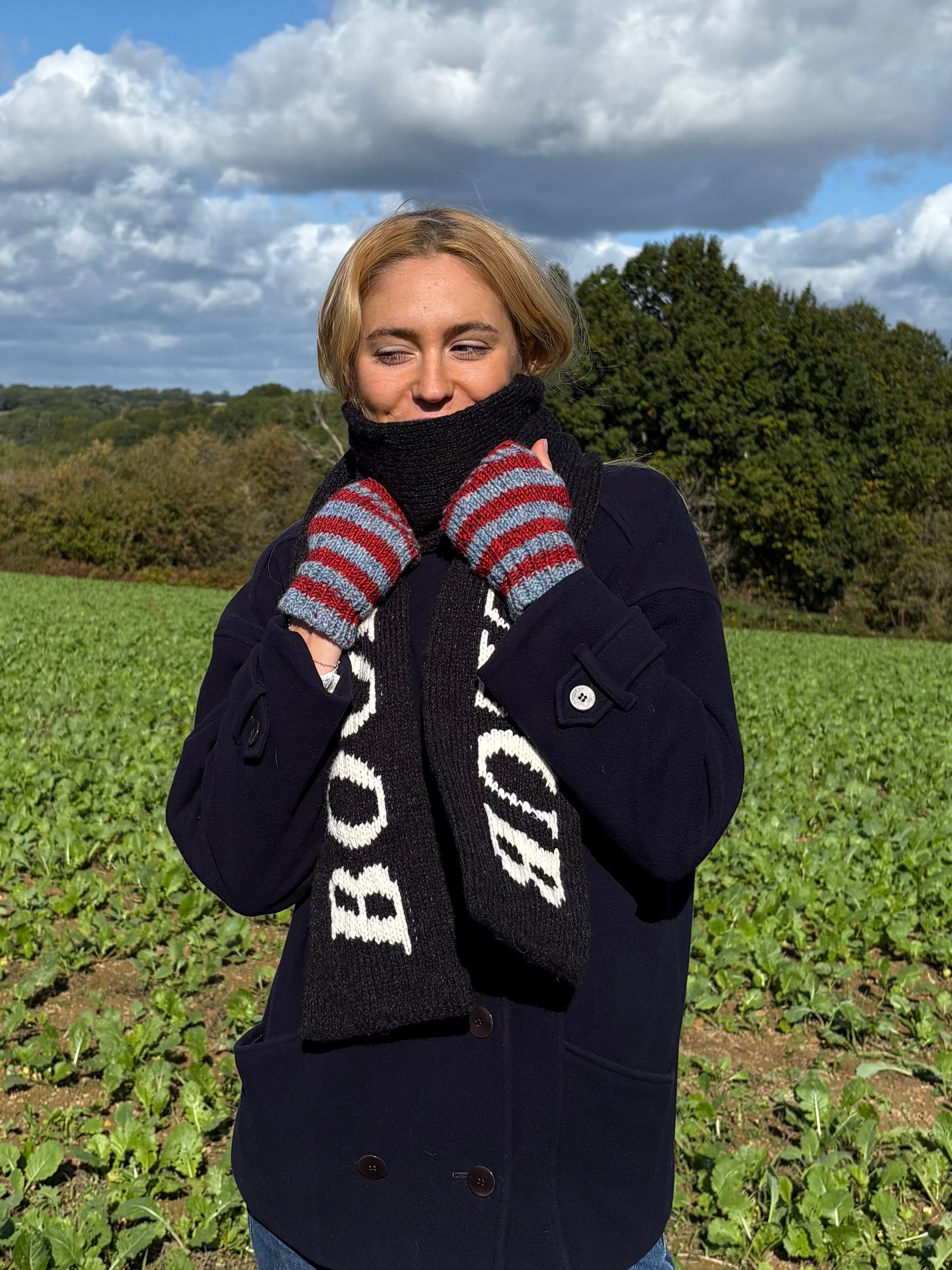 'BOOK CLUB' scarf ~ Book Club Collection