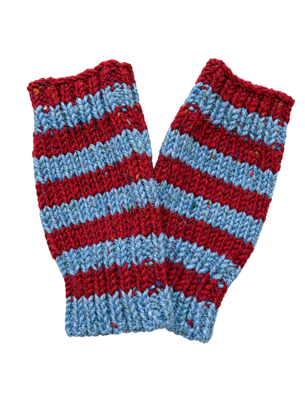 Striped gloves