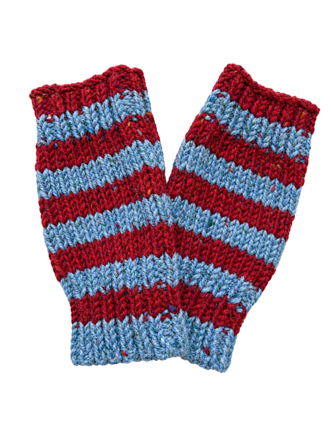 Striped gloves