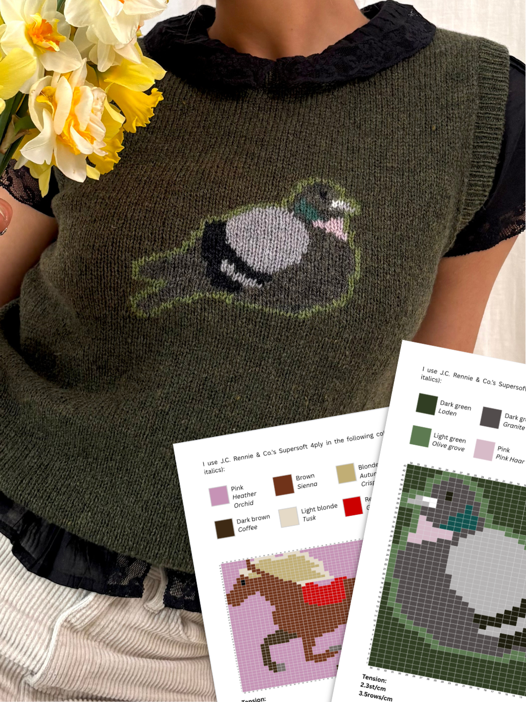 Intarsia charts bundle